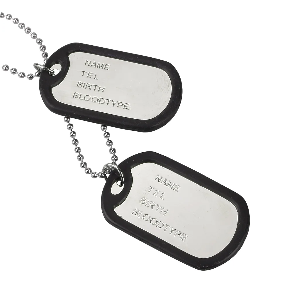 الرجال مثيرة للاهتمام نمط 2 الكلب العلامات سلسلة للرجل قلادة قلادة القوطي الأزياء والمجوهرات المختنق Y2k #4