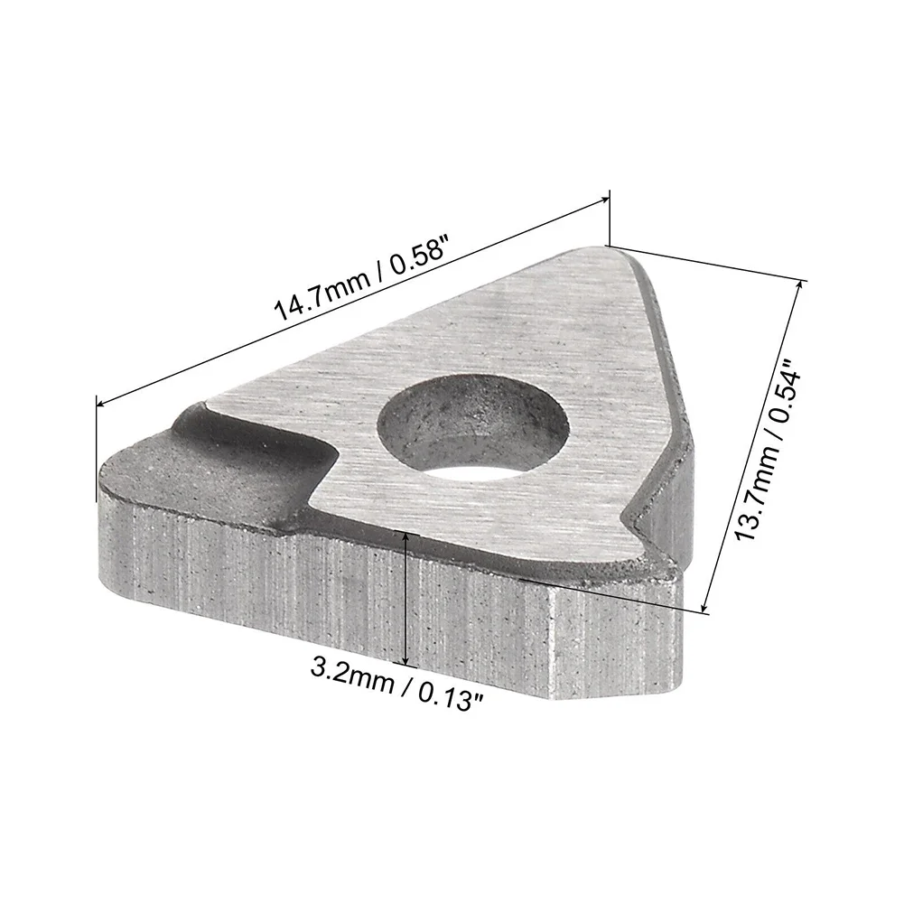 14.7mm X 13.6mm X 3.2mm Carbide Gasket High Strength Carbide Shim STM1603 Tool Tight Fit Design Tool Life Extension