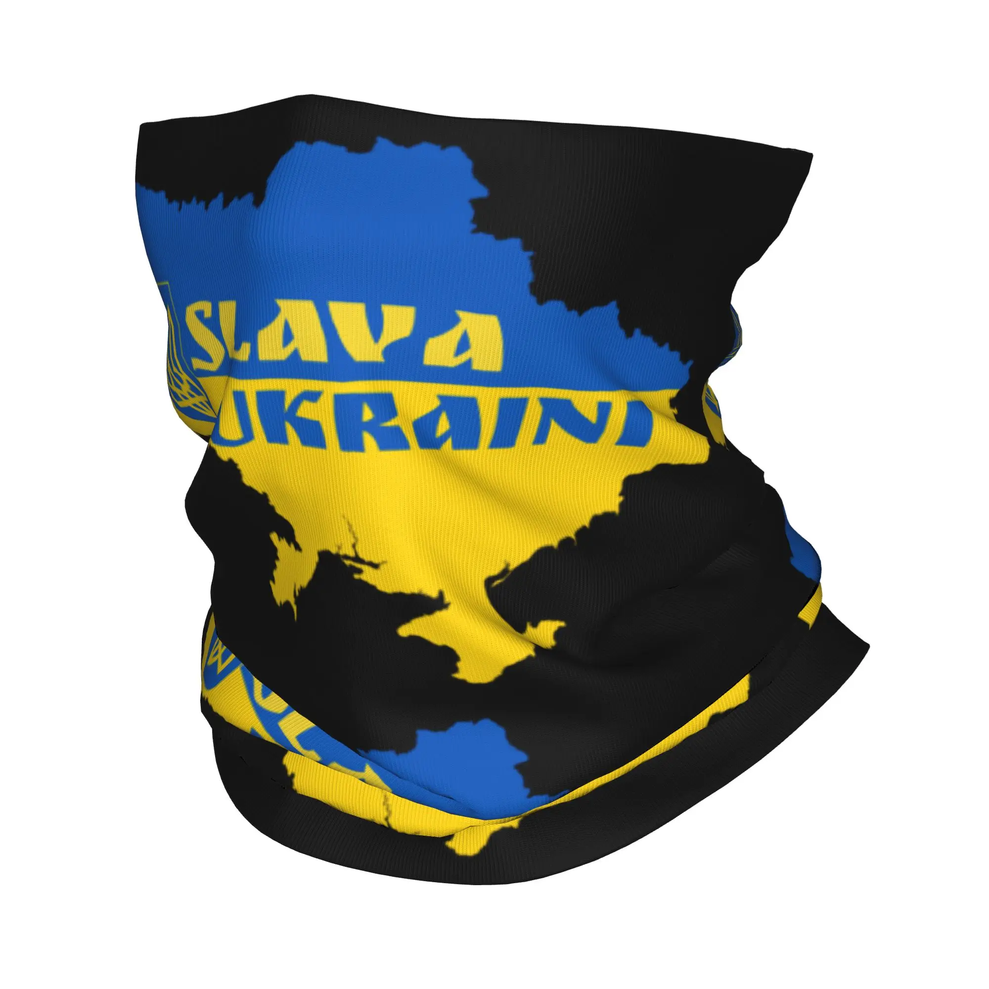 Slava Ukraini Ukraine Flag Bandana Neck Gaiter Windproof Face Scarf Cover Men Women  Headwear Tube Balaclava