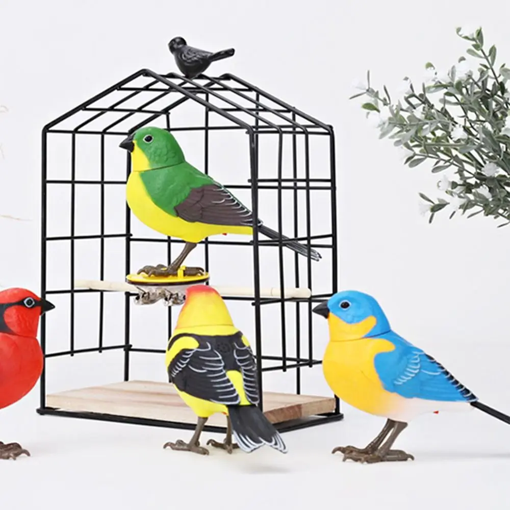 Cute Interactive Fake Birds Electronic Realistic and Vivid Talking Parrot Simulation Birds