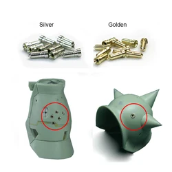 Model Metal Supplement Modification/metal Loose Air Hole/modification Point/armor Heat Dissipation Hole 10Pcs/pack