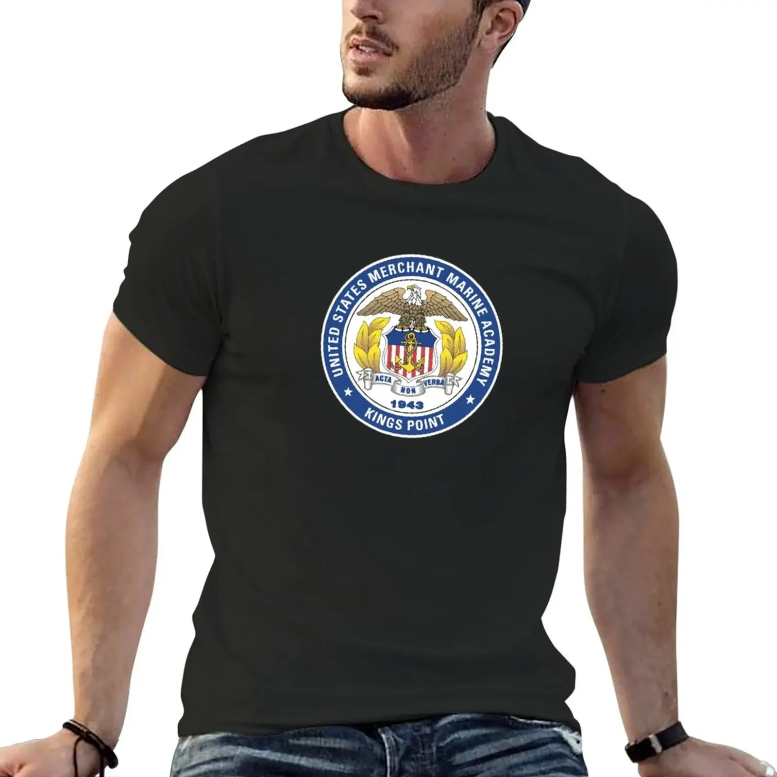 

United States Merchant Marine Academy T-Shirt anime customizeds mens graphic t-shirts pack