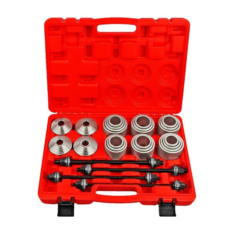 2026 New 28Pcs Car Bushing Bearing Removal Tool Kit Universal Rear Control Arm Sleeve Install Remover