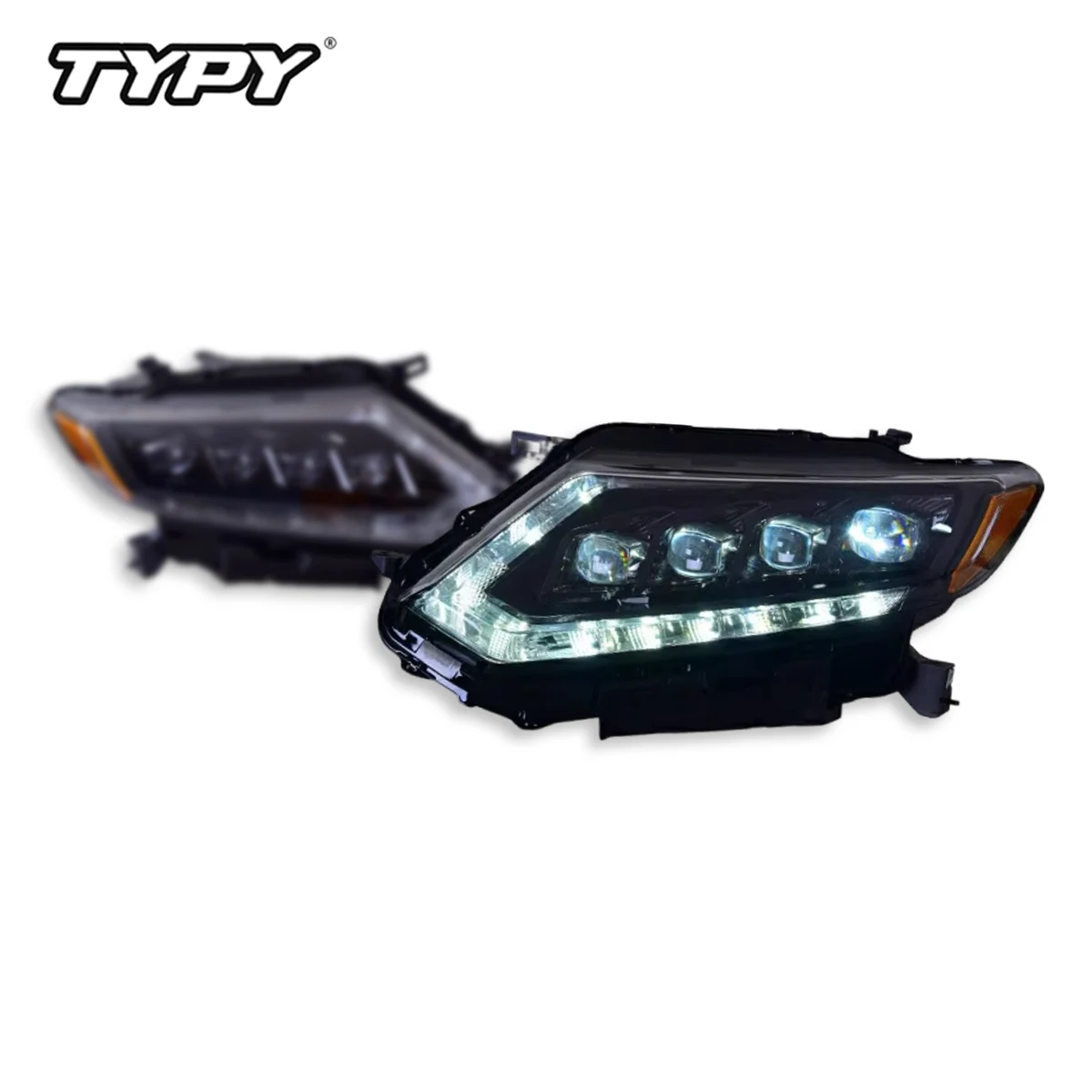 

TYPY новая светодиодная фара, обновленная, модифицированная для Nissan X-Trail 2014-2016, фара с динамическим сигналом, автоаксессуары