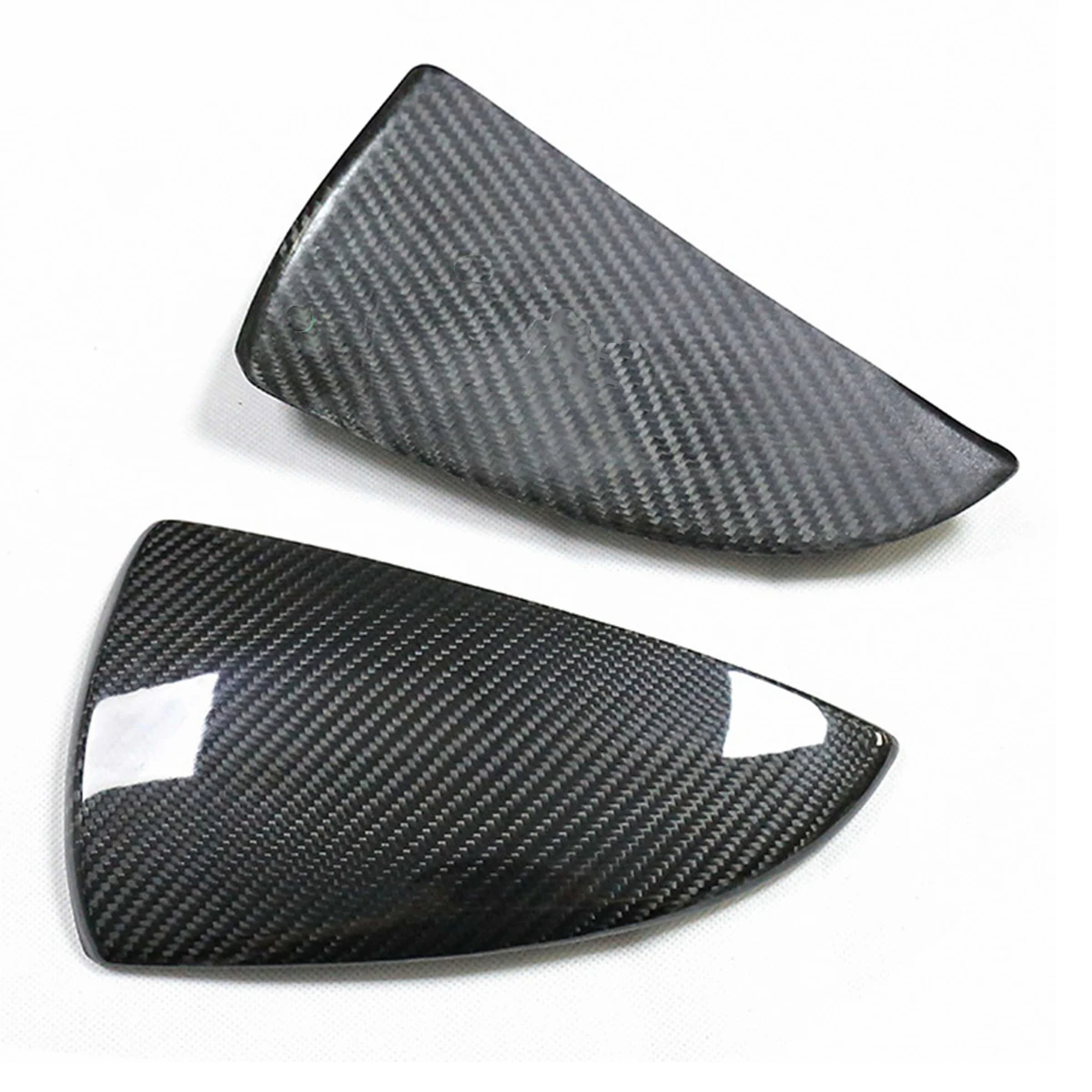 Real Carbon Fiber Rearview Side Wing Mirror Cover Case Caps Add on For Lexus UX200 ES350 LC500 LS500 RC350 RS F Car Accessories