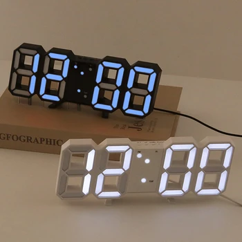 3D LED Wall Digital Clock 1