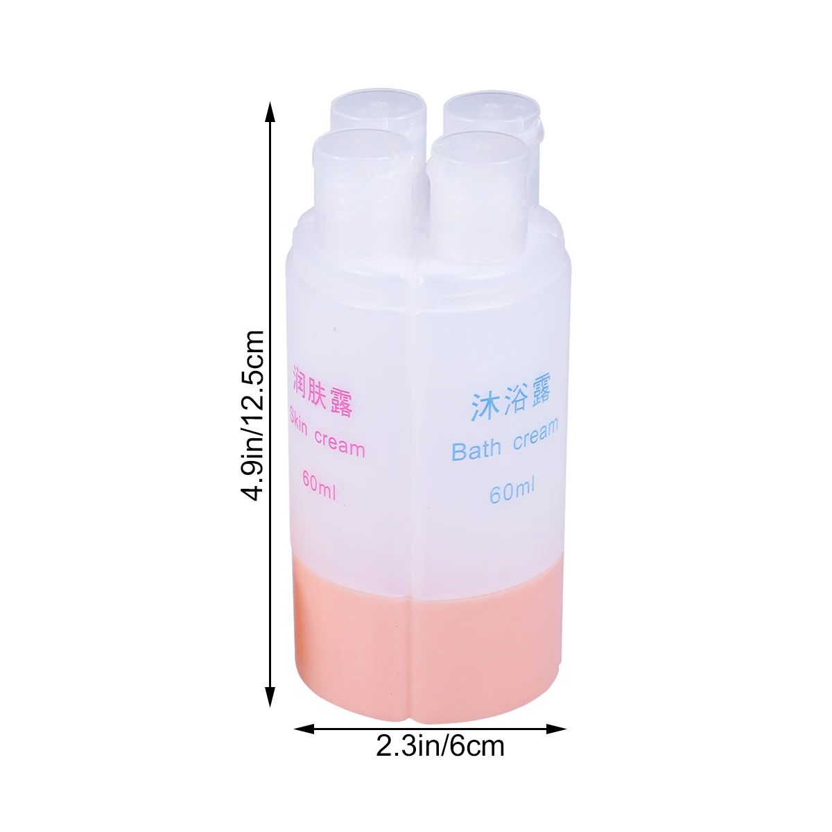 

Travel Bottles Set Leakproof Portable Shampoo Container Lotion Makeup Empty Pink Bottles for Trip Camping