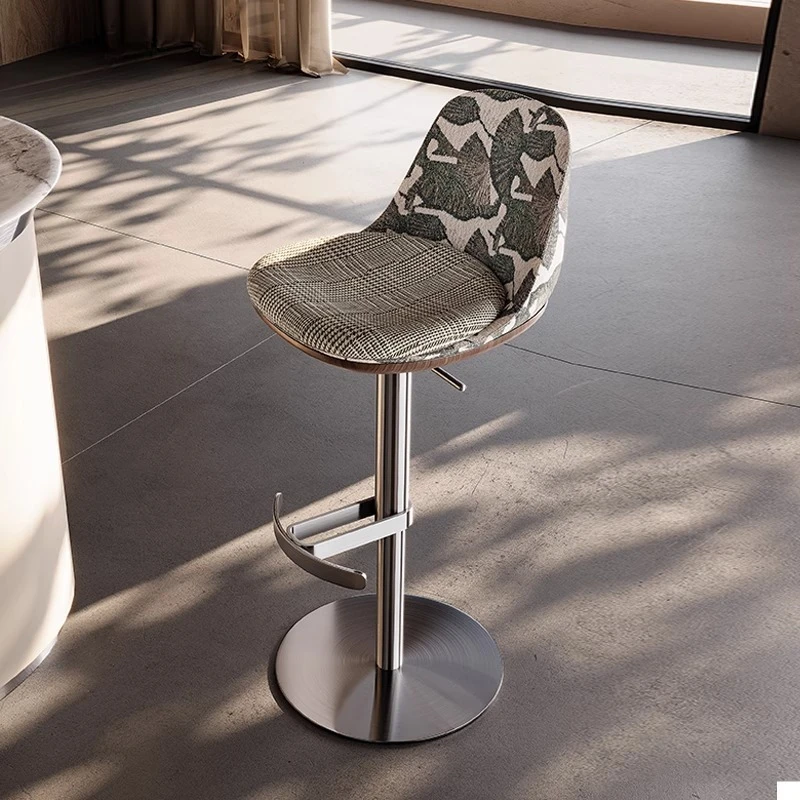 Make Up Accent Bar Stools Counter Swivel Design Restaurant Metal Bar Stools Gaming Rocking Sillas Para Comedor Bar Furniture