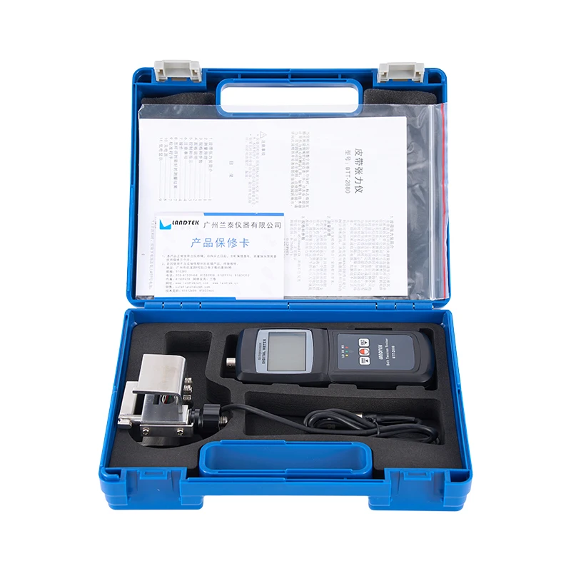 LandTek الشركة المصنعة رائجة البيع BT-2880 مقياس توتر الحزام الرقمي قياس الضغط مقياس التوتر 0 ~ 750N المدى
