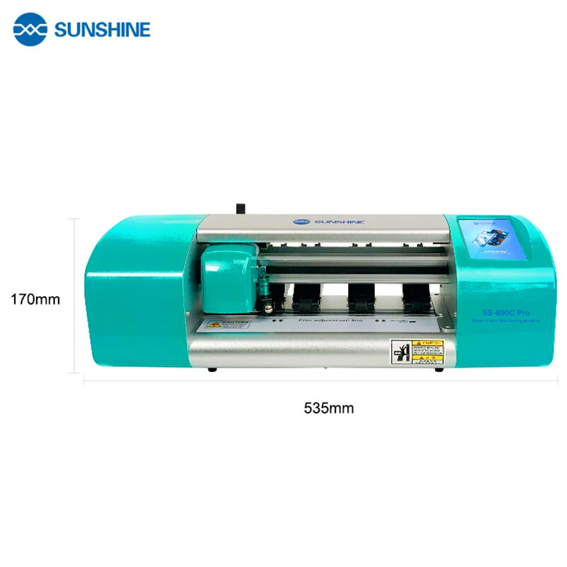 SUNSHINE Hydrogel Film Cutting Machine SS-890C Pro Max Mini Intelligent Mobile Phone Front Rear Protective Film Cutter Machine