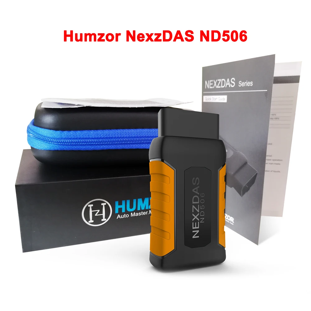 For Humzor NexzDAS ND506 Commercial Vehicles Diesel Auto Full System Intelligent Car Diagnosis Tool ARS ABS Engine Code Reader