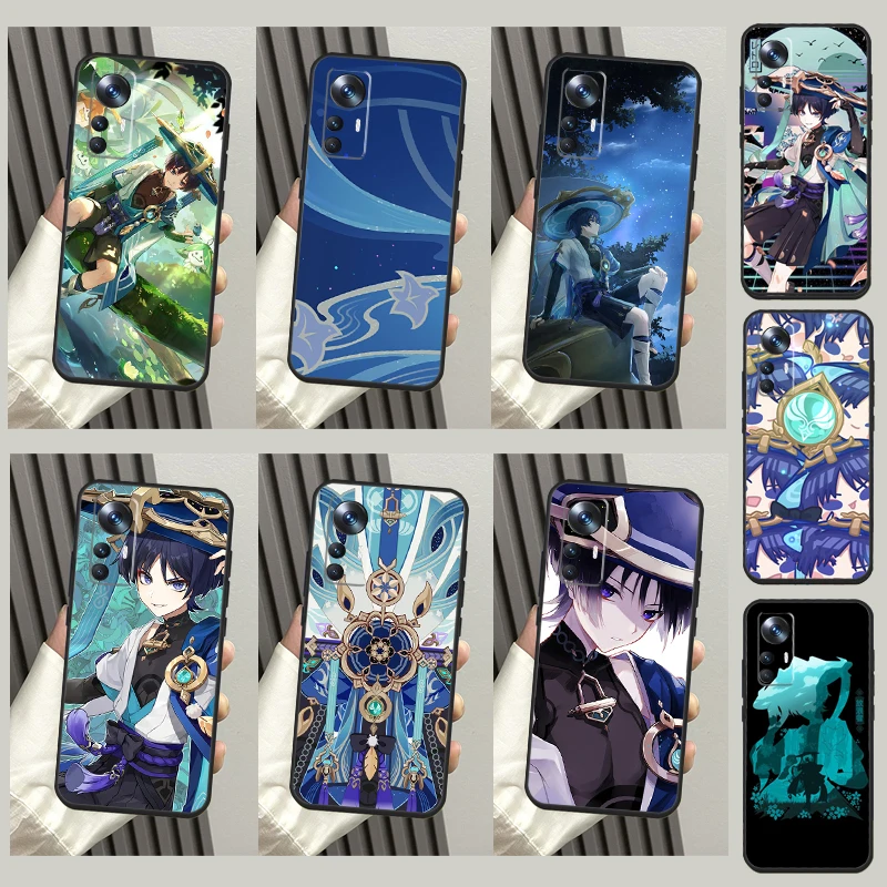 Genshin Impact Wanderer Case For Xiaomi 13 12 11 Lite 11T 12T Pro Cover For POCO F5 X3 X4 X5 Pro F3 F4 GT M5 M5s