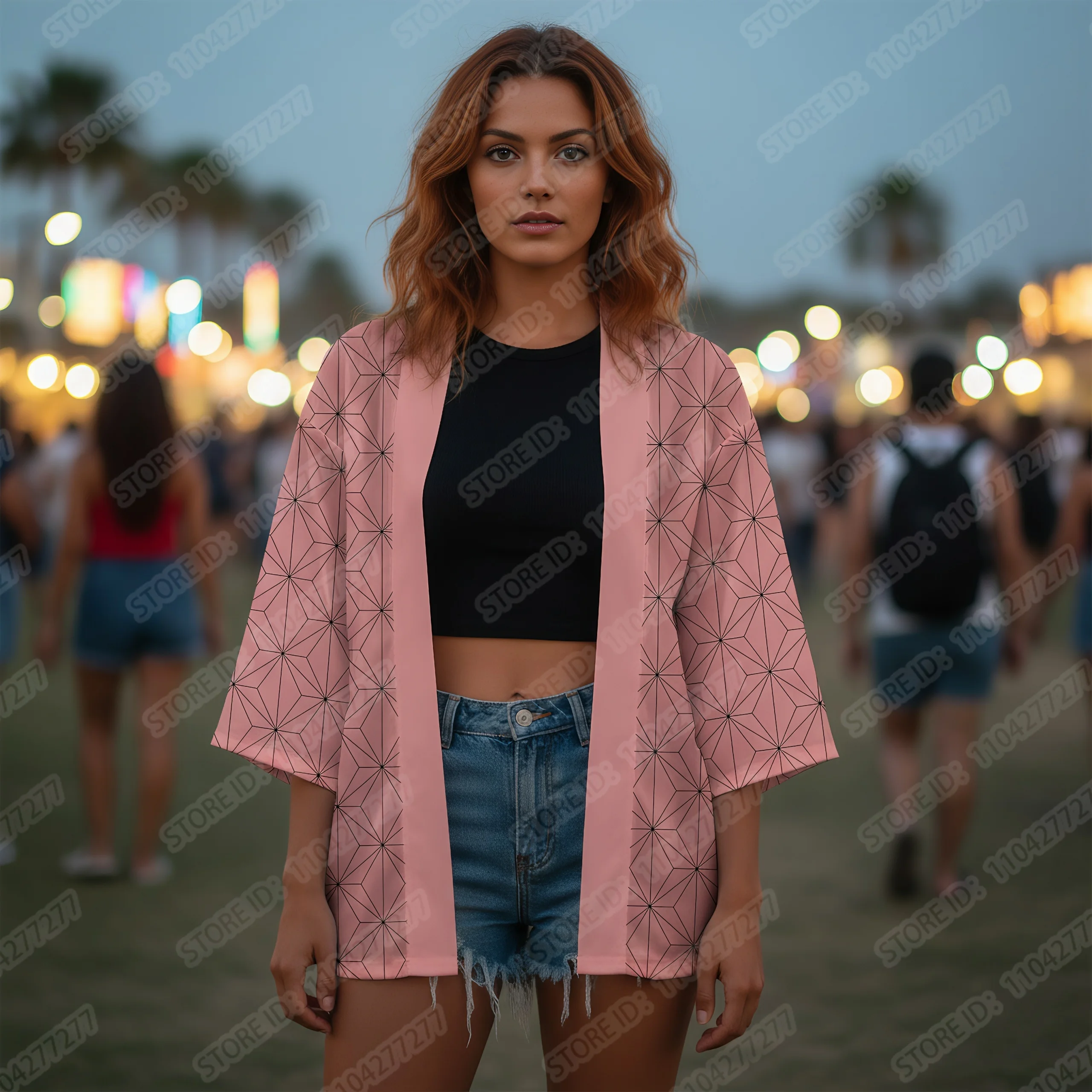 انمي ياباني تانجيرو كامادو كوسبلاي كيمونوس للرجال والنساء عباءة صيفية هاوري كامادي نيزوكو رداء ملابس كوتشو شينوبو كيمونو