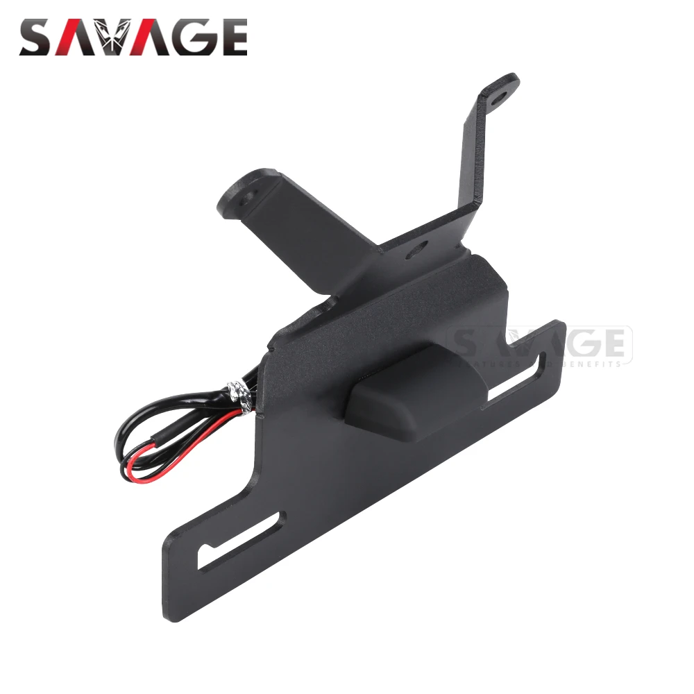 License Plate Holder LED Light For Harley Fat Boy 114 107 2018-2024 Motorcycle Tail Tidy Fender Eliminator Rear Bracket FLFB
