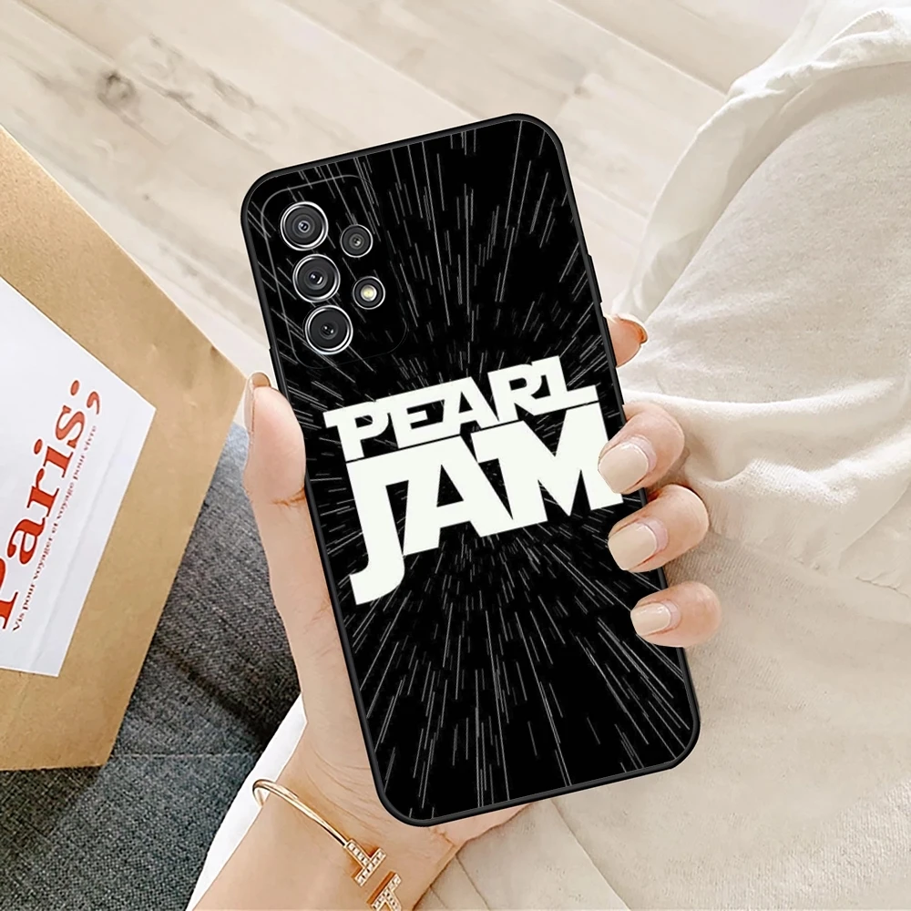 Pearl Jam R-Rock Band Phone Case for Samsung Galaxy S25 S24 S21 S23 S22 S20 Ultra Fe Plus A34 A16 A54 A24 A52 A53 M54 Cover