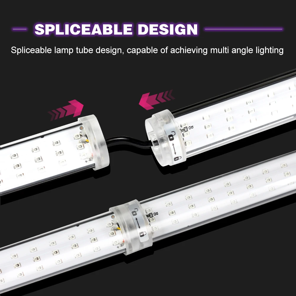 UV Light Tube High Quality For Blacklight Poster UV Art Bedroom Ultraviolet Light For Halloween Blacklight Club Spot Light