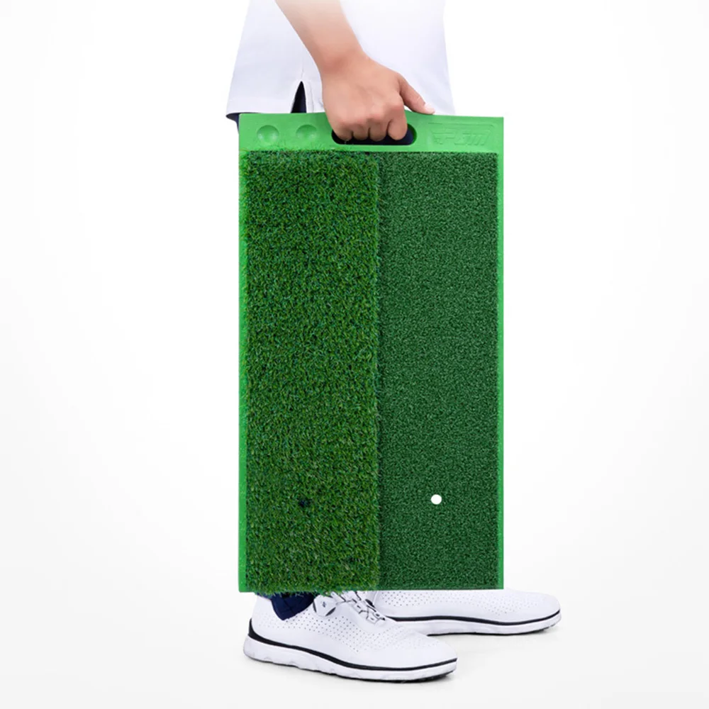 PGM Golf Training Mat Home Office Artificial PP Dual Grass Strike Pad Durable Portable Golf Practice Training TPE Hitting Mat