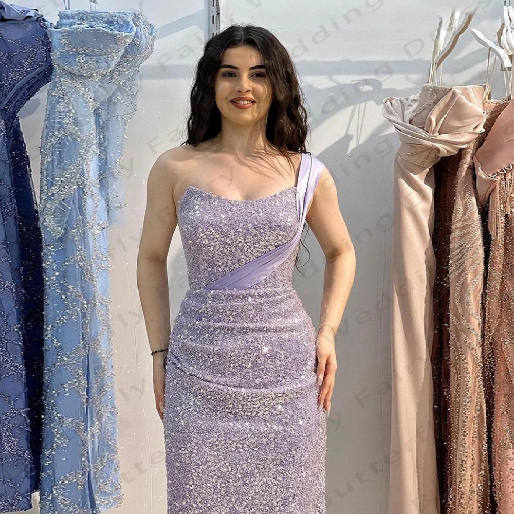 Vestidos De Noche Vintage con purpurina para mujer, Vestidos formales De princesa sirena para fiesta De baile en la playa, moda De celebridades, 2024