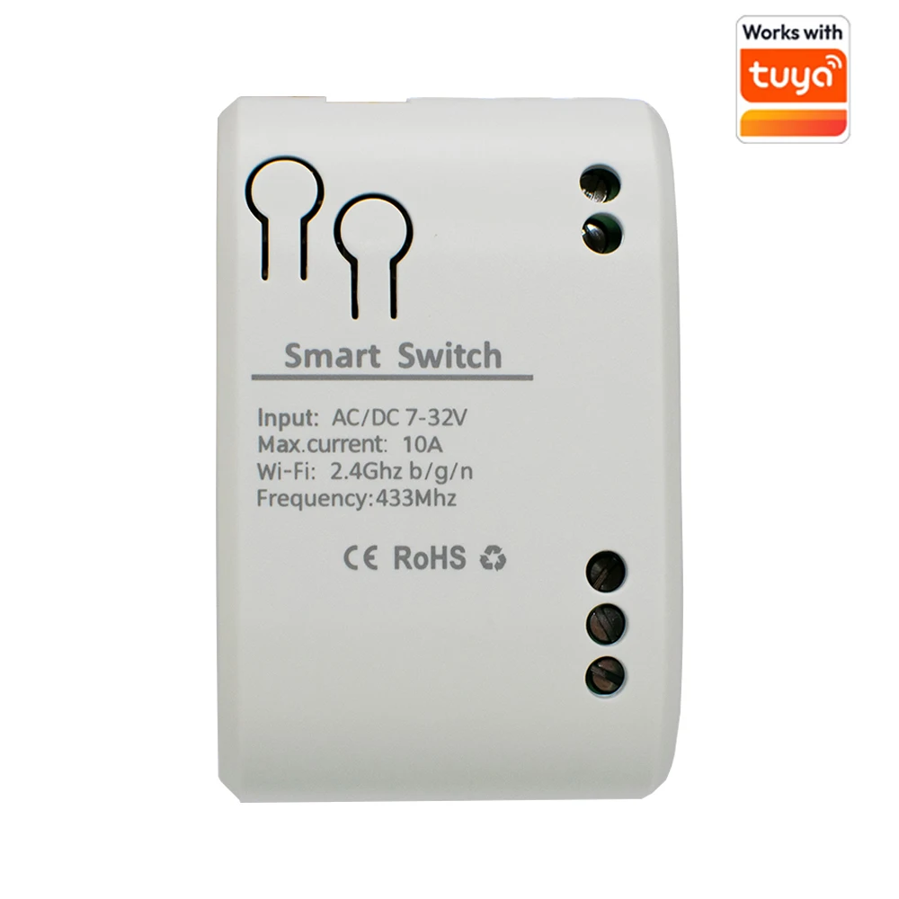 Zigbee WLAN Smart Relais 12V 24V 220V Trockenkontakt NO/NC/COM Modul Timer Impulsschalter für Licht/Motor Kompatibel mit Tuya APP Alexa