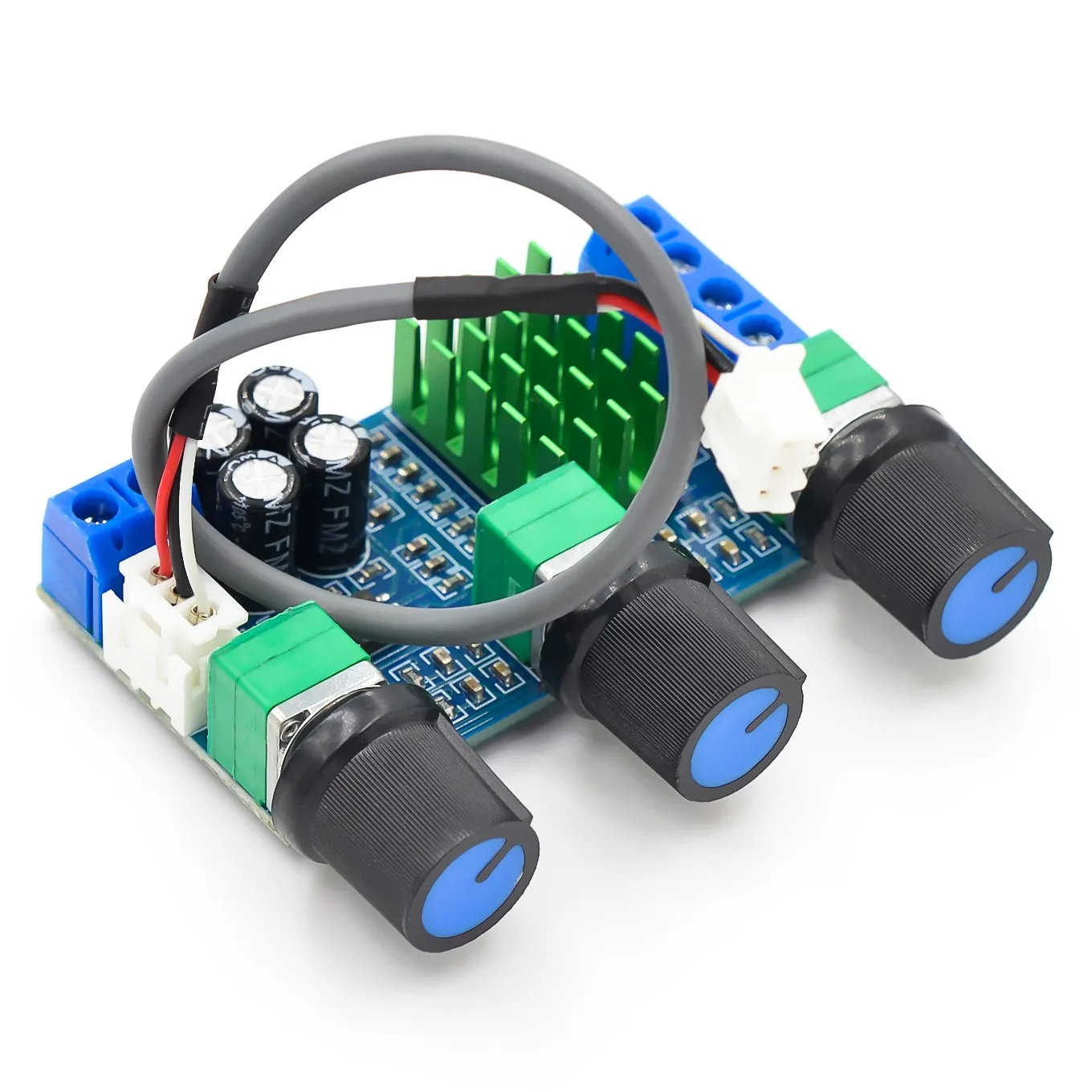 DC 12V To 24V 2X80W XH-M567 TPA3116D2 Dual Channel Digital Amplifier Board High And Low Adjust On-board Operational Amplifier