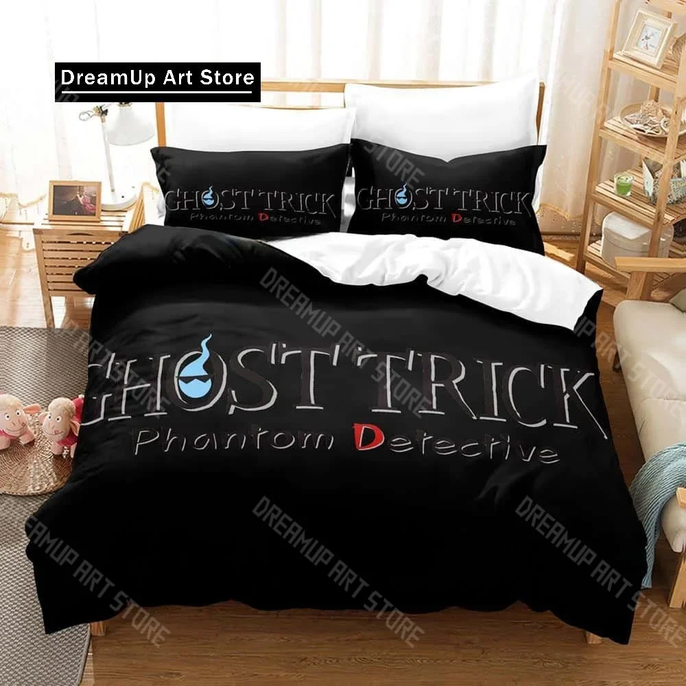 

3d Printing Game Ghost Trick Bedding Set Soft Duvet Cover Adult Kids Bedroom Single Double King Size Bed Duvet Cover Pillow Case