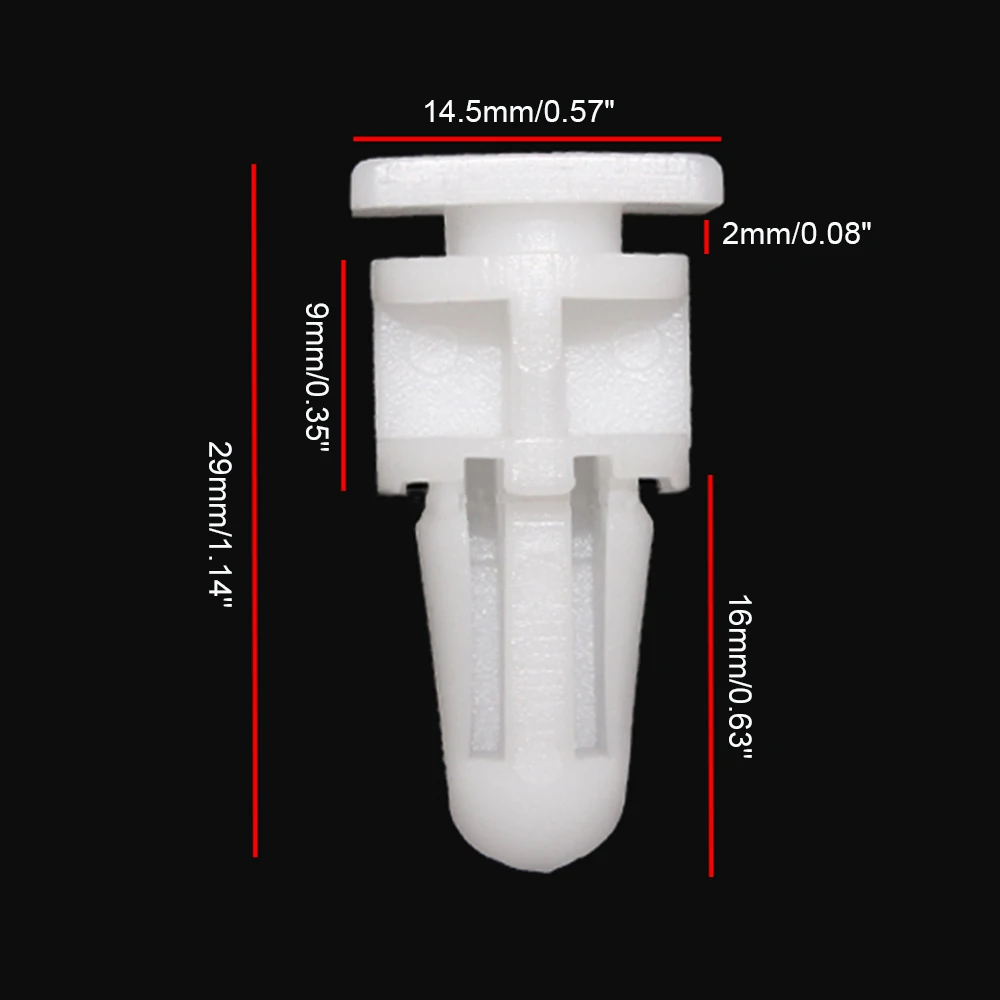 20 قطعة 51471840961 ل BMW 3 5 7 سلسلة E30 E36 E39 E38 750Li الباب عتبة غطاء الطبق تقليم تصاعد برشام كليب التوكيل السحابة #3