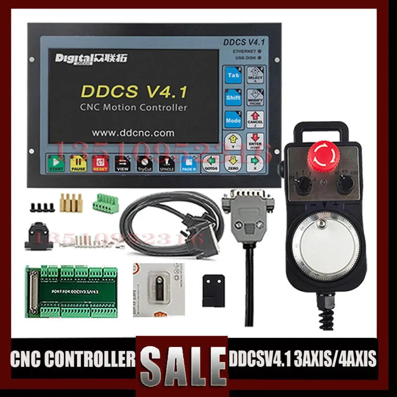 DDCSV3.1 Newly Upgraded DDCSV4.1 3/4 Axis CNC Off-Line Independent Machine Tool Engraving And Milling Motion Controller Kit