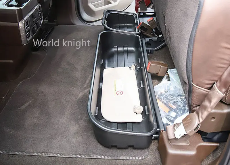 Accessories Rear Row Underseat Storage Box For 2017-2020 Ford F150 Raptor 2018 Gen 2 RAPTOR 2019