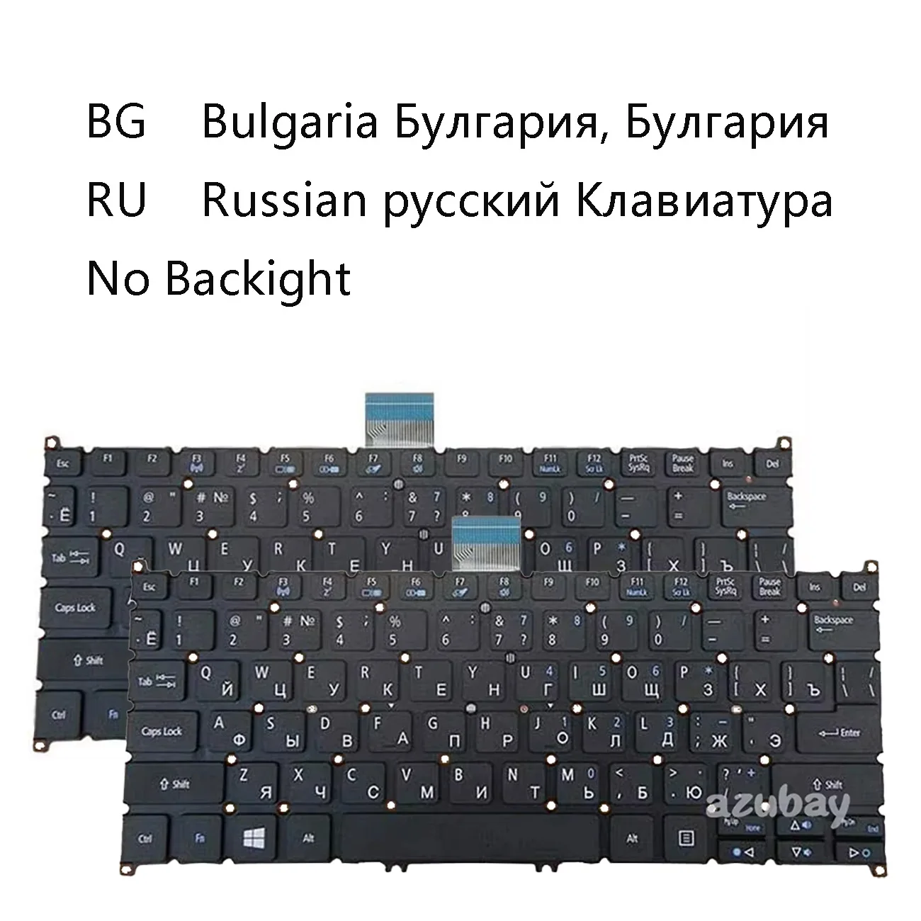 

Русская болгарская клавиатура для Acer Travelmate B116-M B116-MP P236-M P238-M P238-G2-M B115-MP ES1-311 ES1-331 V3-371 V3-372