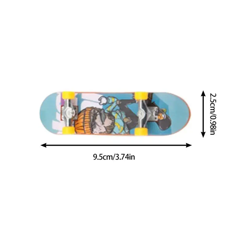 12pcs Skateboard Set Mini Alloy Finger Scooter Toys New  Unique Finger Scooter Toys Children Indoor Home Toy Kids Birthday Gifts