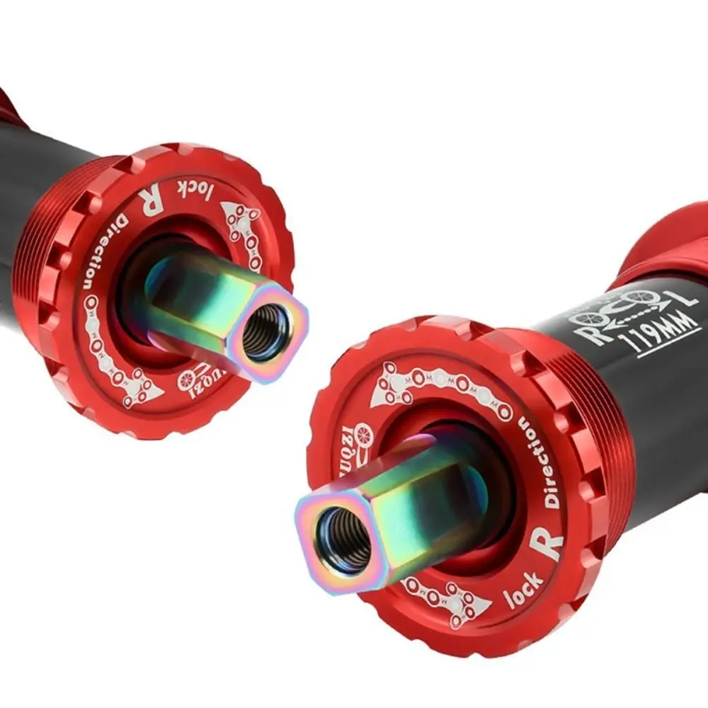 

Crankset Part Titanium Alloy Sealed Bearing Thread Kit Ceramic Axle Bicycle Bottom Bracket Bicycle BB Bike Crankset Shaft