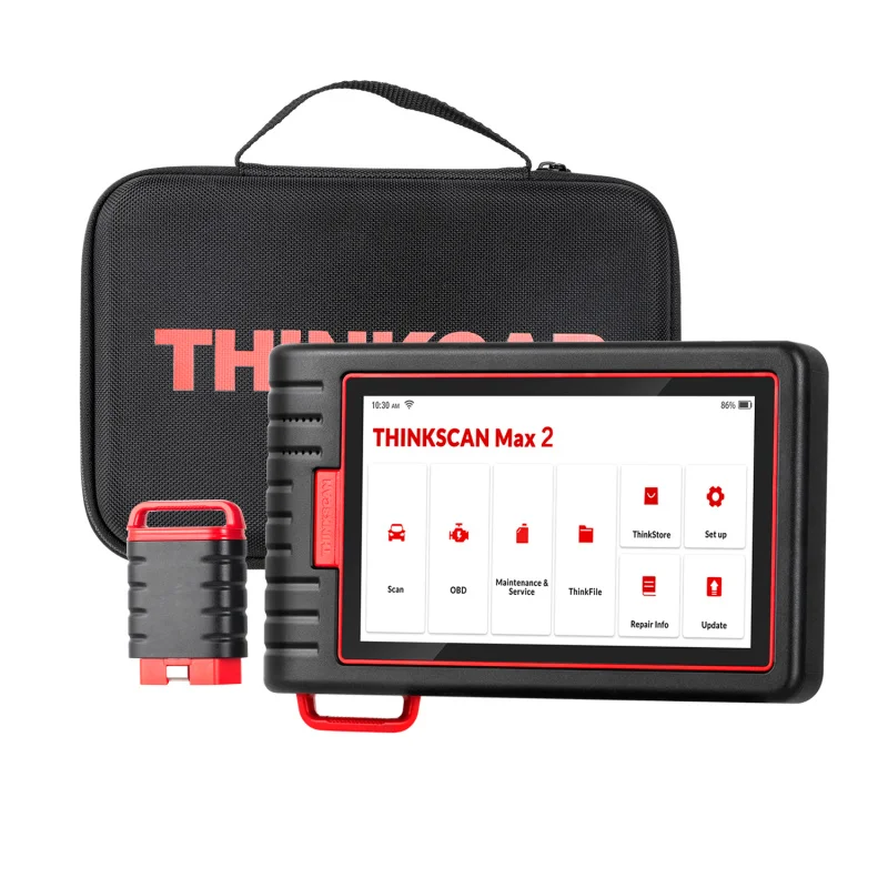 THINKCAR Thinktool ThinkScan Max 2 Full system Lifetime AF DPF IMMO 28 Reset OBD2 Scanner Support CANFD For GM