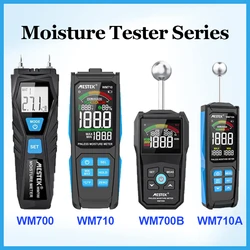 Digital Wood Moisture Tester Series LCD Detection Thermo-hygrometer Non-destructive Non-contact Timber Damp Detector Data Hold