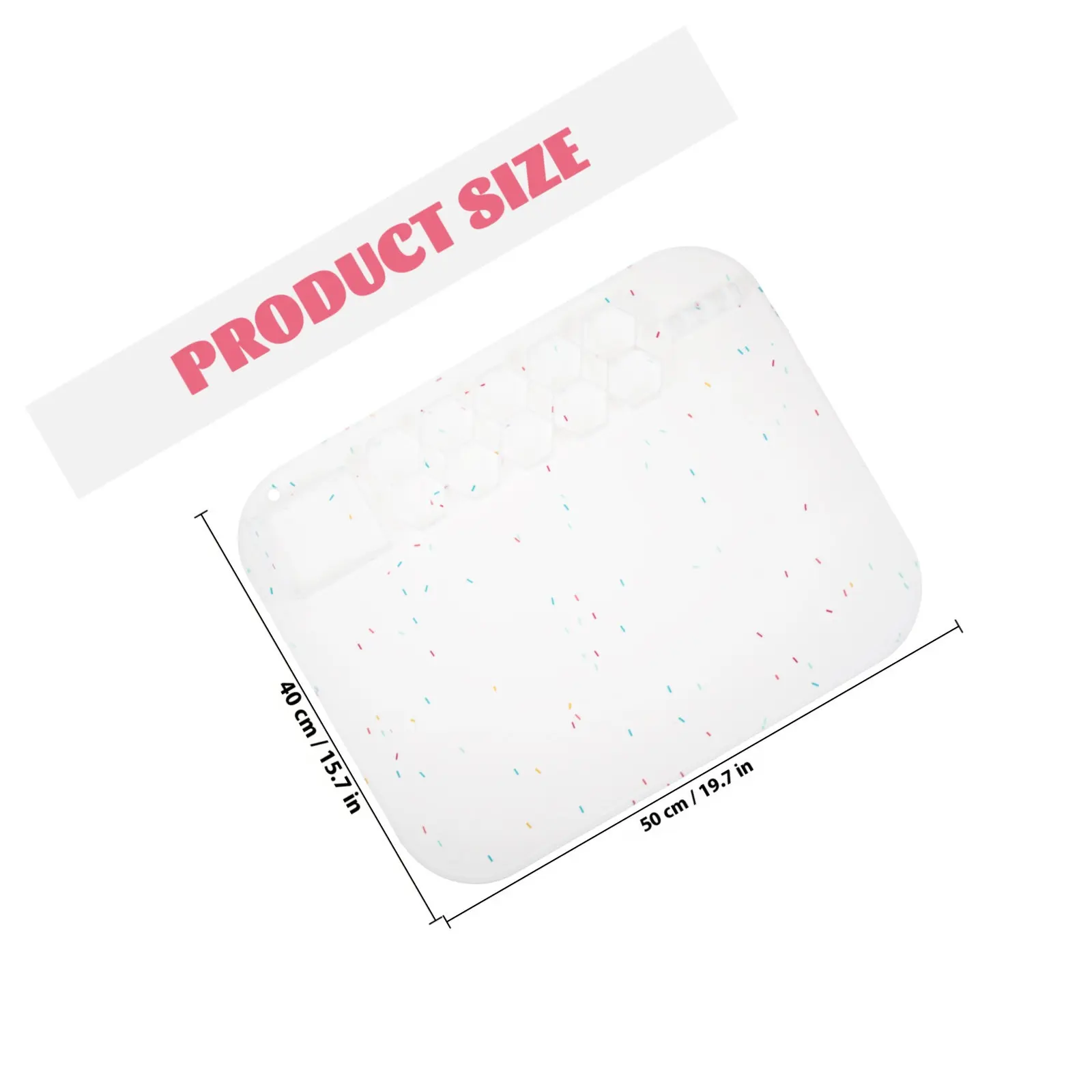 Silicone Craft Mat Flexible Nonstick Painting Pad Easy Clean Foldable for DIY Resin Craft Epoxy Jewelry Tabletop Protection