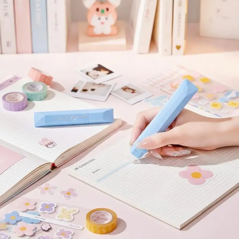 4Pcs No Residue Rotating Double-Sided Dot Glue Pen Adhesive Tape for Scrapbooking Photo Decor DIY