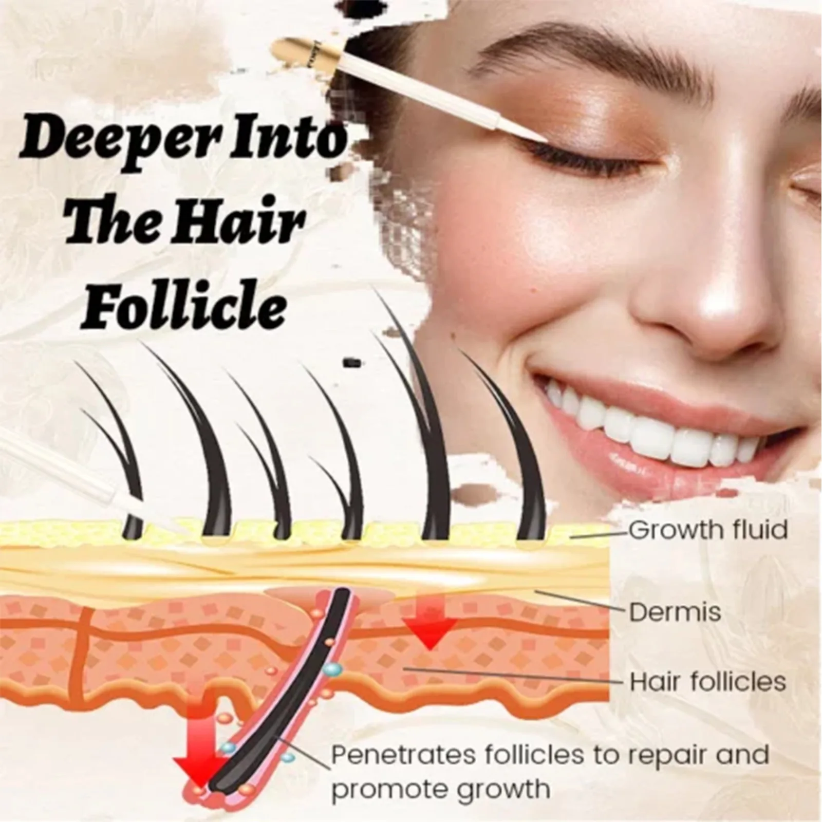 Siero per la crescita delle ciglia Lash Lift Allungamento Ciglia Nutrizione Enhancer Sopracciglio Più lungo Più Spessa Nutriente Ciglia Ricrescita Essenza