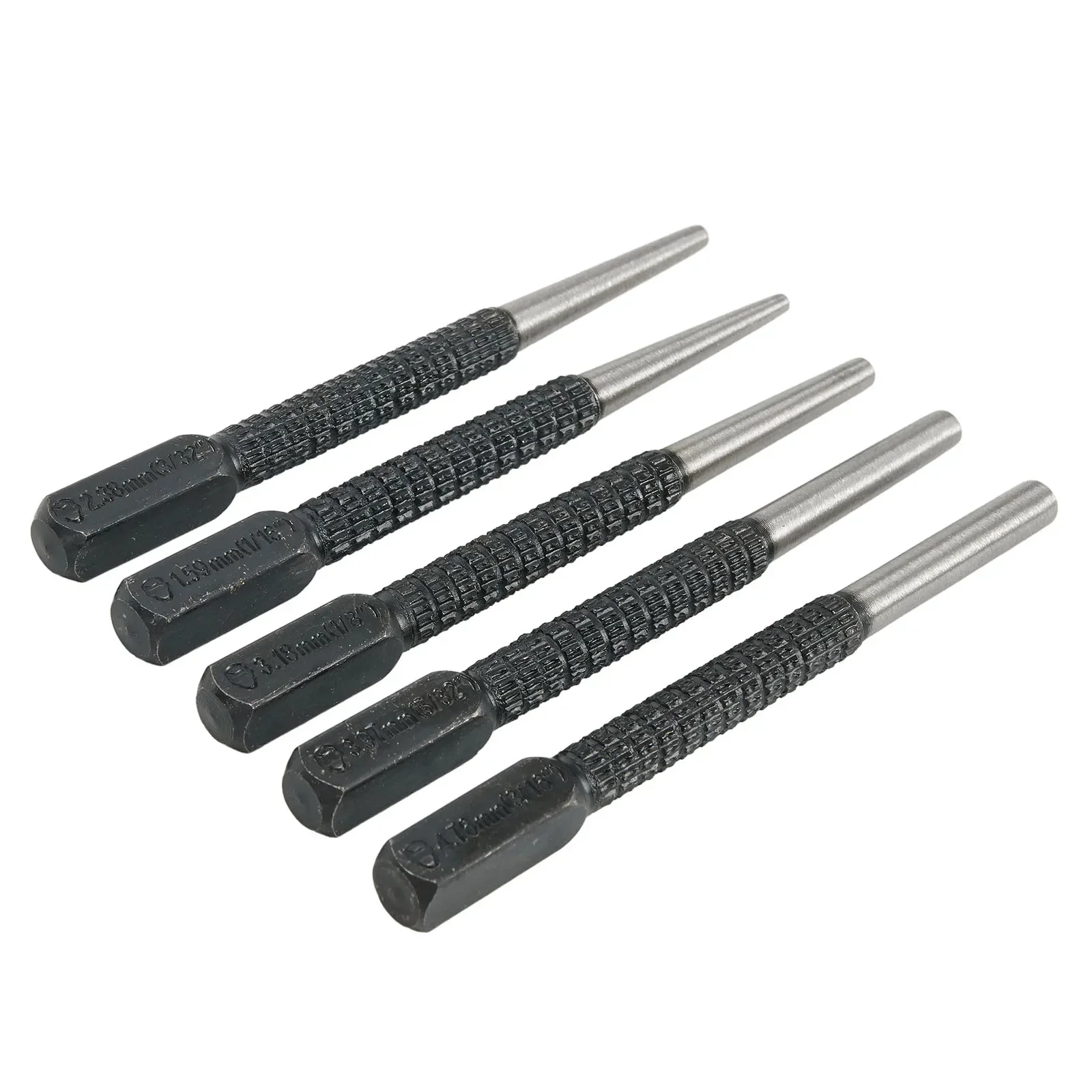 

New Practical Nail Punch Brand New Punch Spring Tool Set Hammerless Hammer Holes Punch Woodwork 5pcs Nail Punch Door Pin Removal