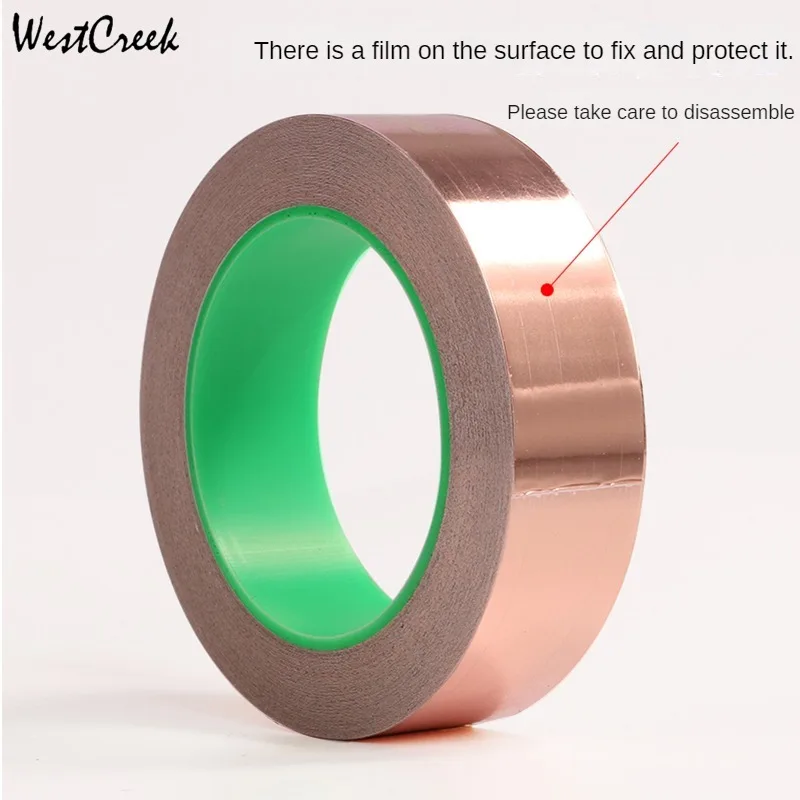 Double-Sided Conductive Pure Copper Shielding Single-Sided Foil Adhesive Tape