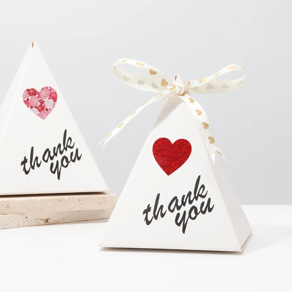 

Valentine's Day Heart Stickers Waterproof Non-Drying Adhesive Labels for Romantic Gifts Wedding Bouquets Baking Decor Letters