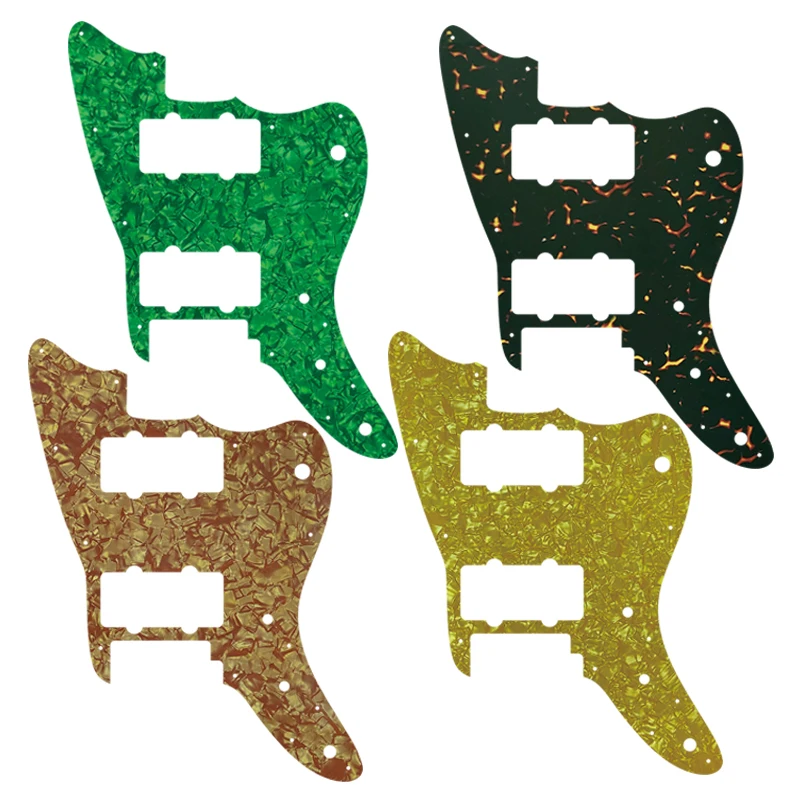 Pleroo Custom Parts Replacement Scraper For US 2021 Squier Affinity Jazzmaster Guitar Pickguard Multicolor Selection