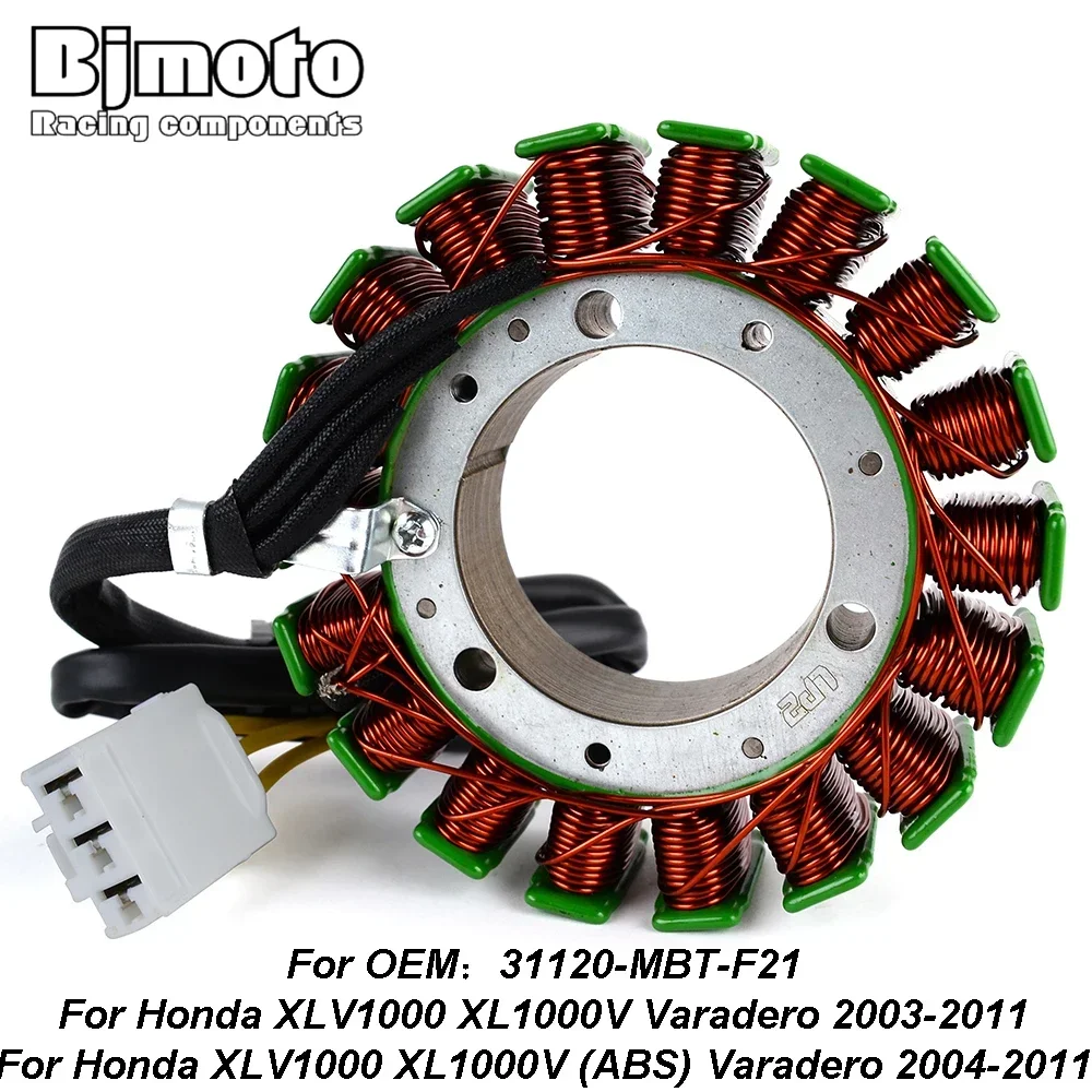 31120-MBT-F21 Motorcycle Generator Stator Coil for Honda XLV1000 XL1000V XLV 1000 XL 1000V Varadero 2003-2011 Magneto Coil