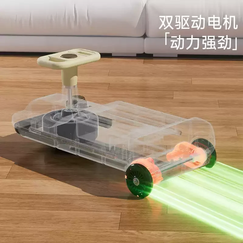 Dual‑Drive Electric Wiggle Ride‑On Car Rechargeable Swing Toy Vehicle Anti‑Slip Design For Kid Parent Shared Indoor Game