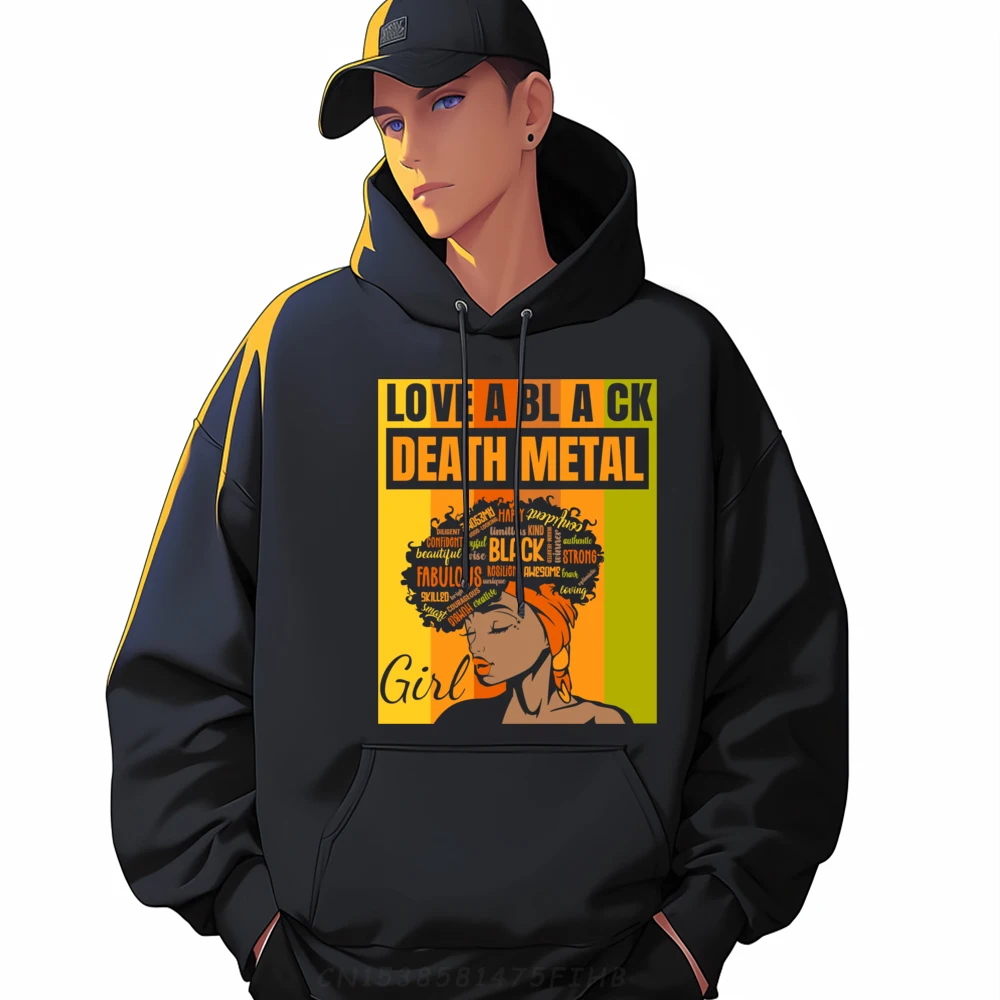 

Black Independence Day Love A Black Male Loose Normal Sweatshirt Crew Neck Hoodies Gift Long Sleeve Street Wear Pullover