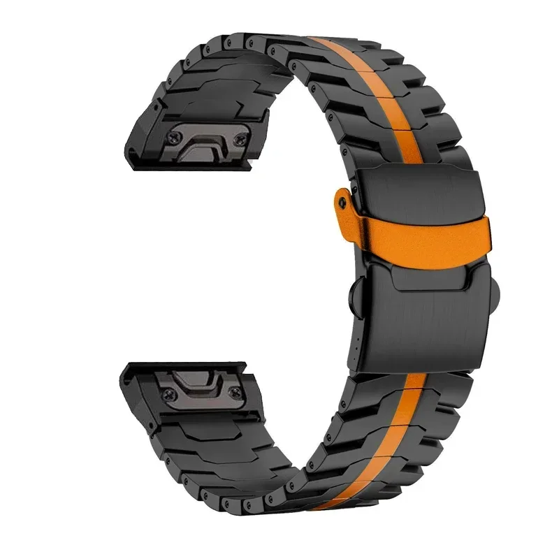 QuickFit 22 26mm Metal Strap For Garmin Fenix 8 51mm 7 7X 6 6X Pro Stainless Steel Band For Garmin Fenix 5 5X Plus Bracelet Bel