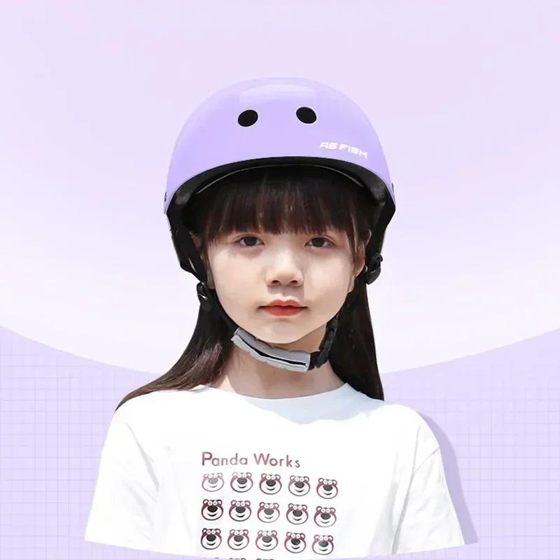 Children's Skateboard Bicycle Helmet Kids Women Scooter Riding Motorcycle Roller Skating Cartoon Head Protective Gear Adjustable