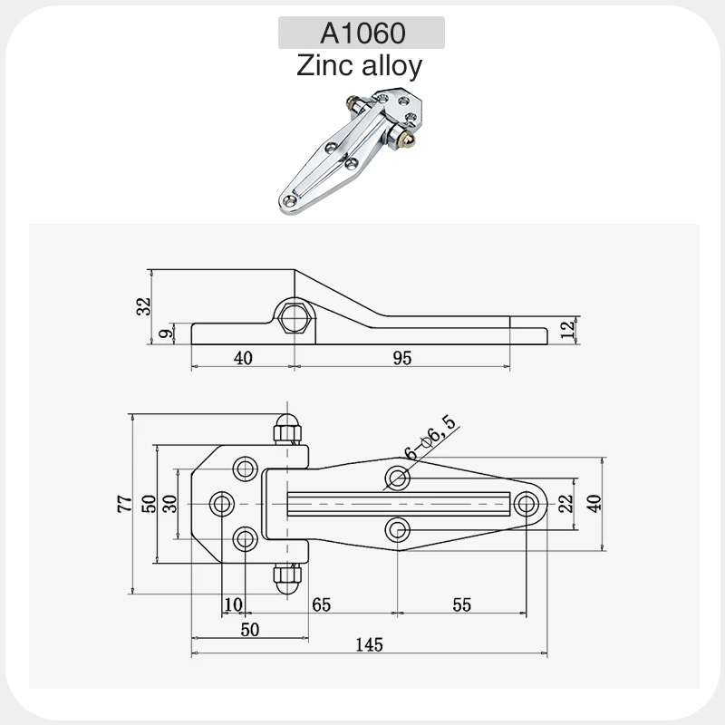 Stainless Steel Zinc Alloy Oven Plane Hinge Refrigerator Door Oven Steam Cabinet Hinge Dryer Steam Cabinet Industrial Door Hinge