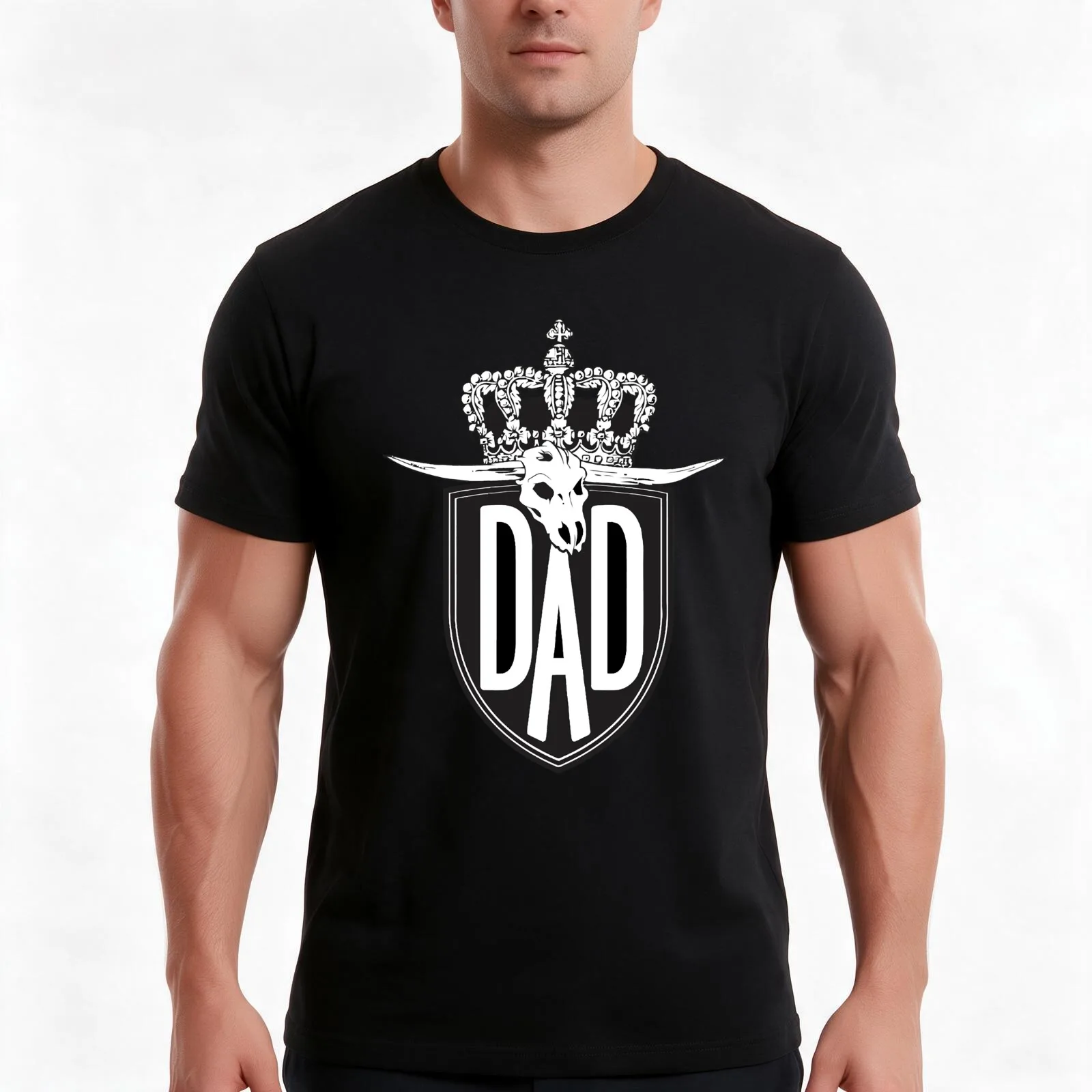 tulong D.A.D. Rock band percoyo Fitted Scoop T-Shirt, Summer Casual Cotton Tee, Oversized Streetwear Tops, Vintage Graphic Print