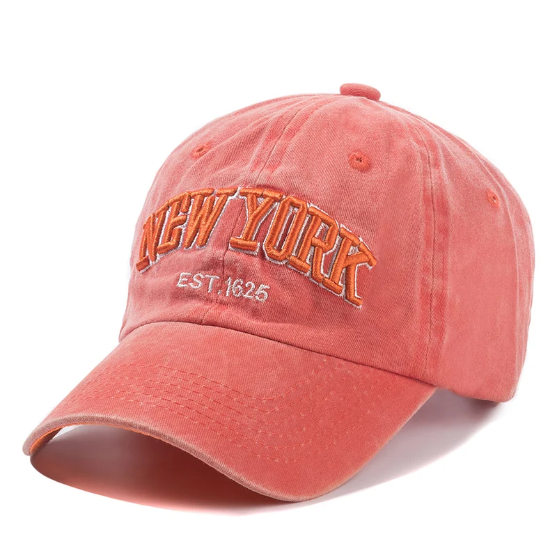 2026 New York Washed Cotton Cap für Herren und Damen – Gorras Snapback Caps Baseball Caps Sonnenschutz Casquette Dad Hat Outdoor Cap – Detail 13
