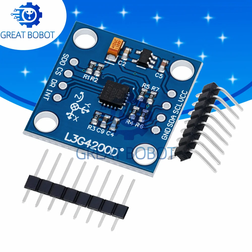 1~10PCS GY-50 L3G4200D Triple Axis Gyro Angular Velocity Sensor Module For Arduino MWC in stock high quality
