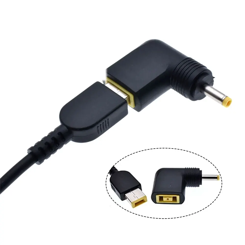 JCD Laptop Power Adapter Connector DC Square Plug Female to 5.5x2.5 4.0x1.7mm Male Jack Converter for Asus Lenovo Notebook